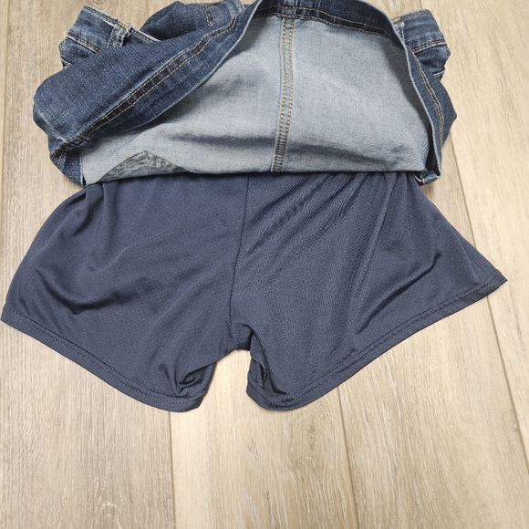 Lee Mini Skirt Denim Blue Jean Mid Rise Skort Women's 6 Western Casual Classic - Picture 9 of 11